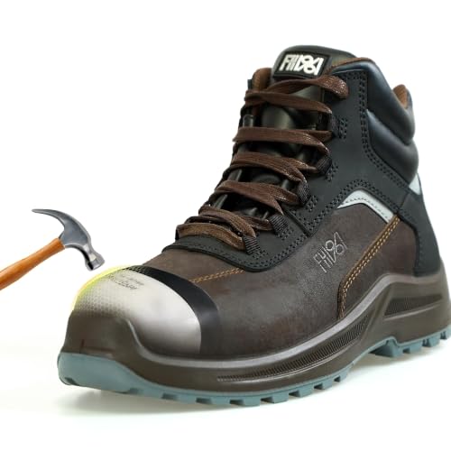 FH1961 Waterproof Composite Toe Work Boots Men And Cowhide