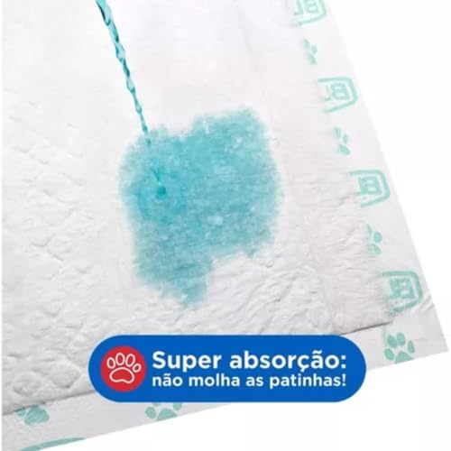 Kit 2 Pacotes Tapete Higiênico Blue Premium Original 82x60cm Cães Cachorros Pets (60 unid.)