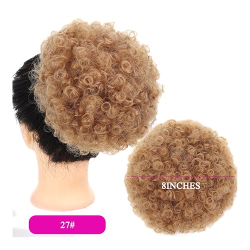 Postiche afro bouffant pour chignon élégant en soirée