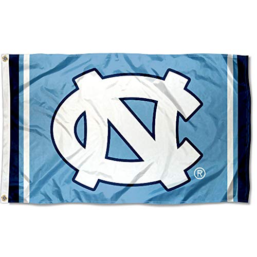UNC Tar Heels Court Stripes Flag