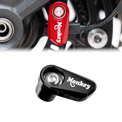 For �����L�[125 Monkey 125 monkey 2025 2024 2023-2018�o�C�N�O��z�C�[��ABS�Z���T�[�ی�J�o�[ ����ABS�Z���T�[CNC�v���e�N�^�[ (�u���b�N)
