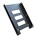 SSD Mounting Bracket, JewMod 2 Pack 2.5 to 3.5 Inch SSD HDD Holder Metal Mounting Adapter Bracket Dock for Desktop PC SSD Server Hard Drive Tray