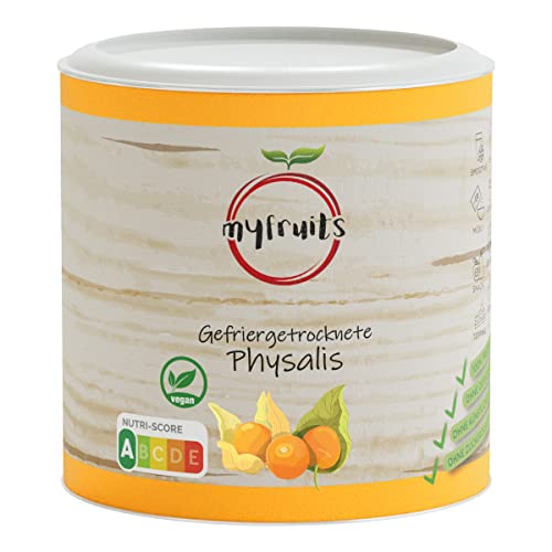 myfruits® Physalis Ganz gefriergetrocknet 50g zu 100% aus Physalis - ohne Zucker - Zusätze - Rohkostqualität Cover