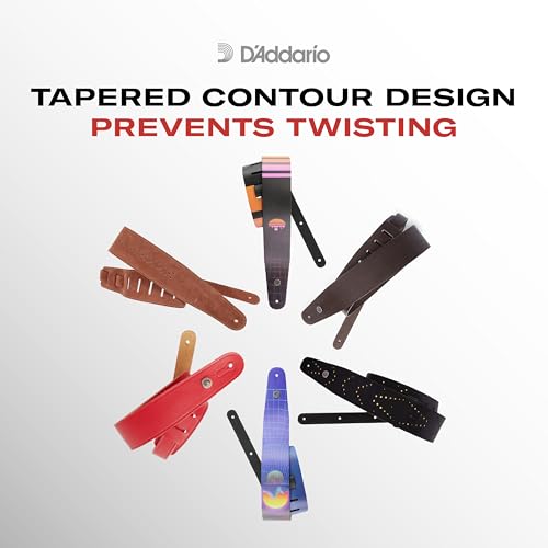 Image of Planet Waves 25BL01 Basic Leather Guitar Strap (Brown)