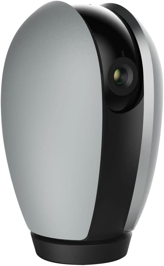 Feit Electric Indoor Security Camera with Motion Detection, 30ft. Night Vision, Pan and Tilt Head, 2.4GHz WiFi, 2-Way Audio, 1080p HD, Works with Alexa & Google Asst, Plug-in, Black - CAM/PAN/WiFi Black/Gray Pan/Tilt camera