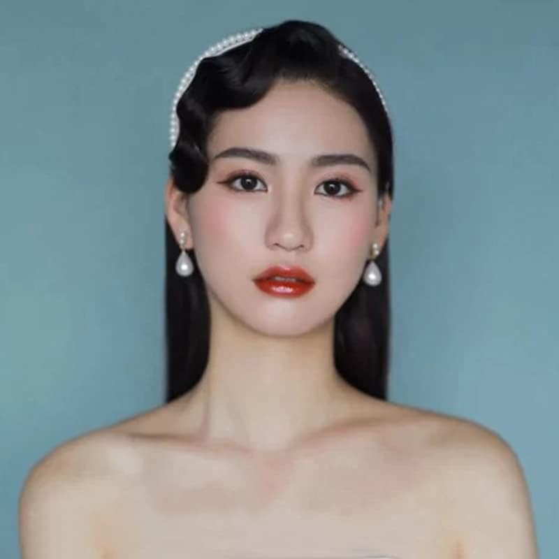 Pearl Clip on Earrings for Women Drop Clip Earrings for Women Gold Plated White Imitation Pearl Earrings Fashion - Image 2