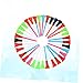 BESPORTBLE Unbreakable Golf Tee Pegs 86mm Plastic Spikes Lightweight 40pcs Tee Pack Random Color