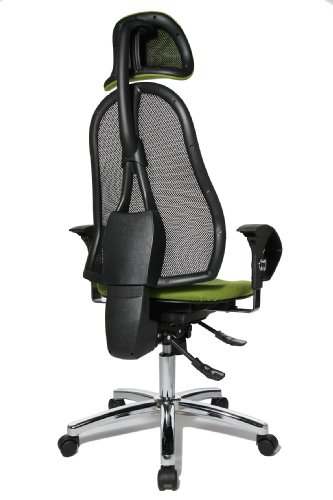 Topstar Bürodrehstuhl Sitness 45 inklusive höhenverstellbare Armlehnen und Kopfstütze | In Grün | ST99UL55X - ST99UL55X Topstar Bürodrehstuhl Sitness 45 inklusive höhenverstellbare Armlehnen und Kopfstütze | In Grün | ST99UL55X