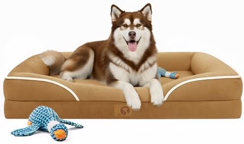 Homemate Cama para Cães Extra Grande: 122x90 cm Cama Ortopédica p...