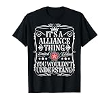 Funny Vintage Alliance Name T-Shirts And Gifts
