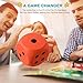 Shappy 6 Inches Foam Dice Fun Filled Large Educational Toy Kawaii Giant Dice Decorative Eva Foam Jumbo Cube Big Square Building Blocks for Game Nights Learning Sessions(Orange and Blue,2 Pcs)