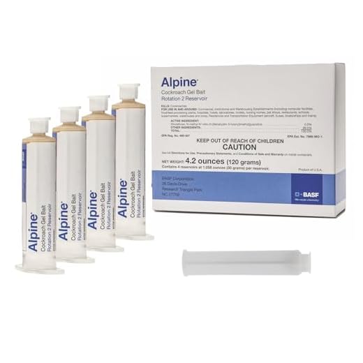 BASF - Alpine Rotation 2 - Cockroach Gel Bait - 1 Box (4x30 Gram) Syringes