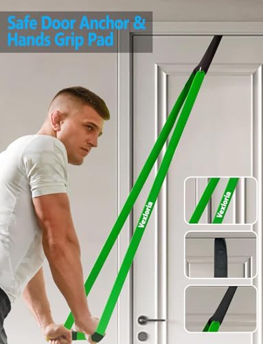 Vexoria Gomas Elasticas Musculacion, Diferentes Niveles de Bandas Elasticas Musculacion, Cintas Elasticas Musculacion para Gimnasio, Casa, Sala de Yoga, Set de Bandas Elasticas - Imagen 5