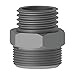 T&S Brass 016061-25 Adapter, 9/16-24" UN Female x 1/2-14" NPSM Male