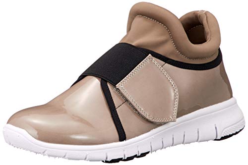 レイン 17059 フロントゴア防水スニーカー レディース ライトグレーエナメル S