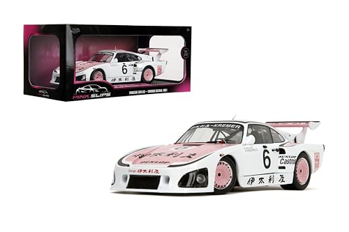 Modelo Diecast Porsche 935 K3 1981 con puertas y dirección 1:18