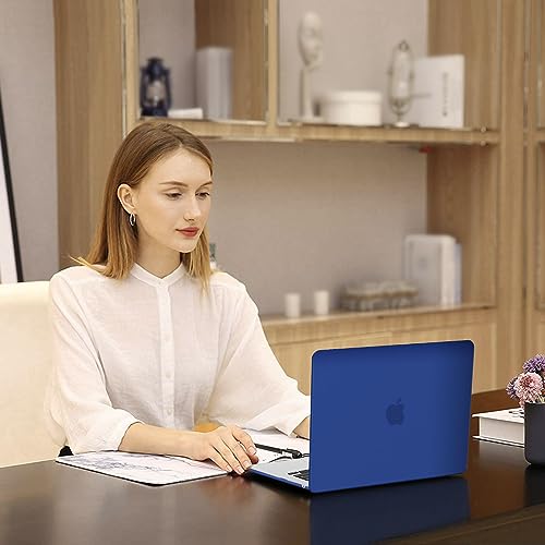 Image of MOSISO Compatible with MacBook Air 15 inch Case M5 M4 M3 M2 2026 2025-2023 | Model A3448 A3241 A3114 A2941, Scratch-Resistant Ultra-Thin Protective Hard Shell Case Cover, Royal Blue