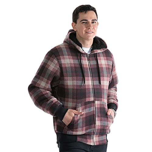 Image of Yasumond Hoodies for Men Zipper Fleece Sweatshirt Heavy Sherpa Lined Hooded Warm Winter Coats Big Tall