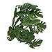 JTLB Reptile Terrarium Decoration, Plastic Turtle Leaf Rattan Simulation, Ideal for Bearded Dragon, Lizard, Gecko, Snake Habitat Enrichment