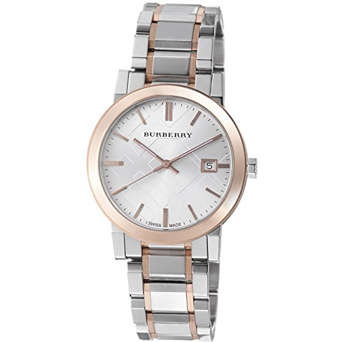  BURBERRY BU9006 - Orologio da polso da uomo, cinturino in acciaio inox