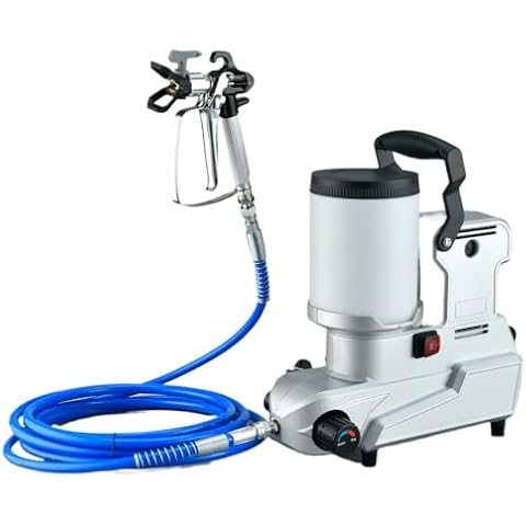 1600W High-Pressure Airless Paint Sprayer,Airless Paint Emulsion Sprayer,Water-Based Latex Paints Airless Sprayer w/ 16.4ft Hose for Spraying Operations Indoor/Outdoor Fire Prevention,120MPa 110V Cover