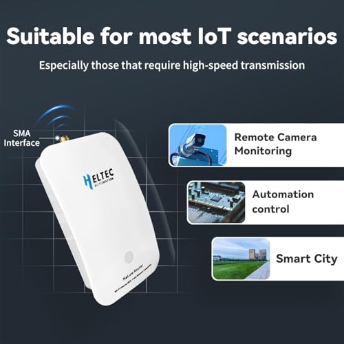 Heltec Wi-Fi HaLow Dongle Wireless Bridge 802.11ah Network Booster Long Range Wireless Access Extender Ethernet Bridge Repeater (STA+HT-H7608) - Thumbnail 6