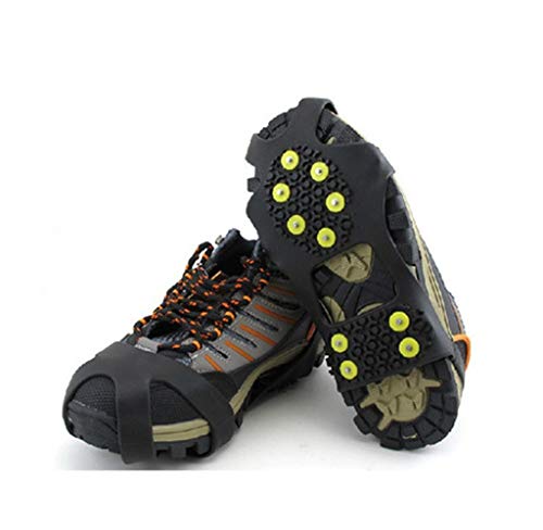 Generisch Spikes für Schuhe Winter schuhspikes zum überziehen schuhspikes zum überziehen schneeketten antirutsch eiskrallen glatteis Schutz schneeketten Spikes für Schuhe