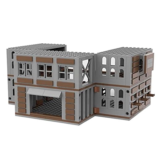 HMANE Military Series Battle Scene Weapon Warehouse Building Block, 682Pcs Military Weapon Set for Standard Building Block Brands Minifigures