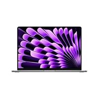 Apple 2024 MacBook Air 15″ Laptop with M3 chip: 38.91 cm (15.3″) Liquid Retina Display, 24GB Unified Memory, 512GB SSD Storage, Backlit Keyboard, 1080p FaceTime HD Camera, Touch ID- Space Grey