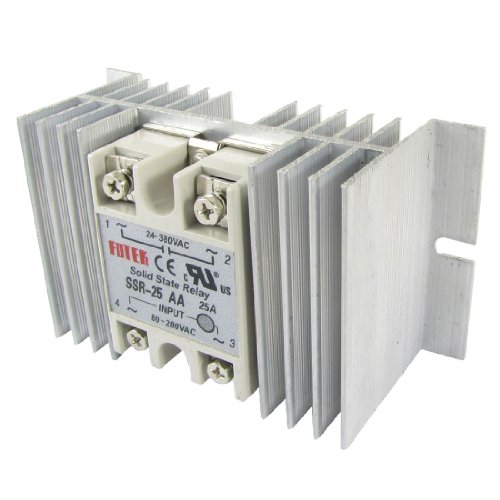 Relais statique AC SSR-25AA 25A commutateur statique 24-380V pour chauffage industriel