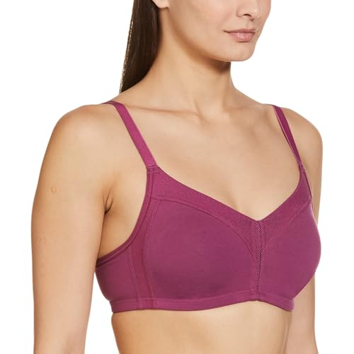 Image of Amazon Brand - Symbol Women's Cotton Stretch Non Padded Wire Free Full Coverage Minimizer Bra