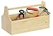 Produktbild LAUBLUST Große Kinder-Werkzeugkiste mit Griff - 34 x 18 x 20 cm, Natur, FSC® | Geschenkkiste aus Holz inkl. Kinder-Werkzeuge | Aufbewahrungskasten | Deko-Box | Bastelkasten | Spiel-Kiste
