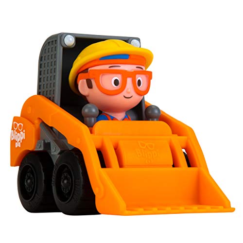 Blippi Mini Vehicles, Including Blippi Skid Steer And Blippi Ambulance, Each With A Blippi Toy Figure Seated Inside, Perfect For Young Children #TOP5