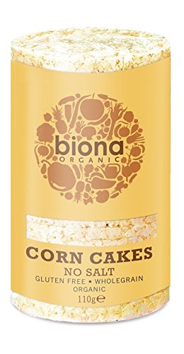 Biona Corn Cakes no salt Organic - 100% Corn 110g-12 Pack