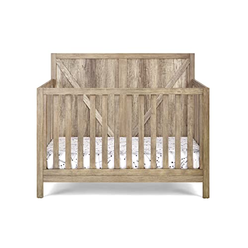 Suite Bebe Barnside 4-In-1 Convertible Crib In Vintage Chestnut #TOP1
