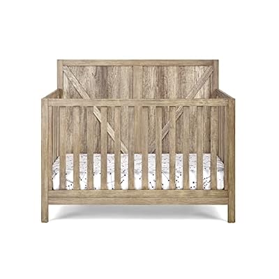Suite Bebe Barnside 4-in-1 Convertible Baby Crib in Vintage Chestnut