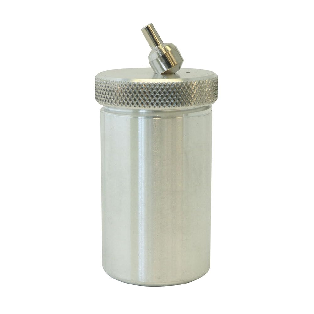 Paasche Airbrush Aluminium Bottle Assembly, Silver, 2 oz, 59 ml