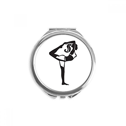 Miroir de poche yoga pour retouches maquillage rapides lors de vos séances de sport