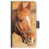 Caratteristiche: pelle sintetica con inserto in silicone morbido, progettato per adattarsi al modello selezionato, accesso alla fotocamera e alla porta, 3 slot per schede, slot per carta, fibbia magnetica per chiudere, funzione di supporto