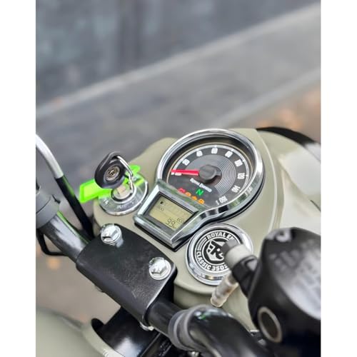 Image of EAZ Premium Keyring for Royal Enfield Reborn 350cc | Durable Motorcycle Key Sticker | Compatible For New Model Bullets