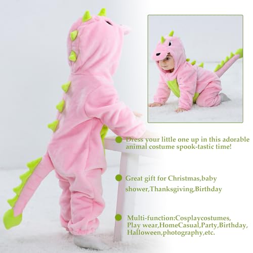 Disfraz para bebés unisex de una pieza animal miniatura 6
