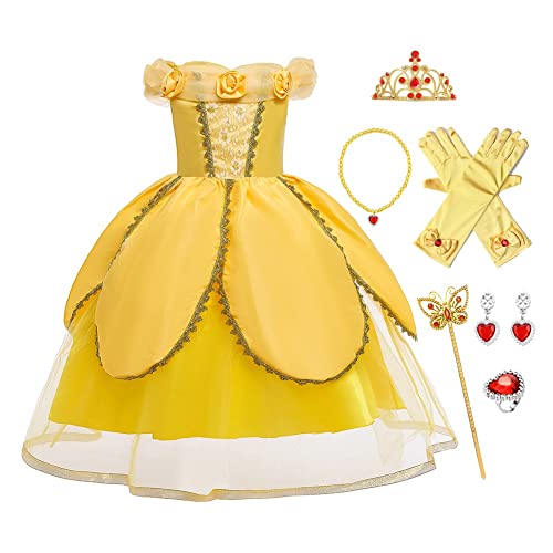 Disfraz de Princesa para Niñas con Accesorios