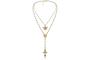 Kercisbeauty Rosary Necklace for Women