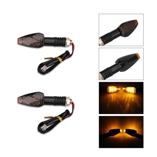 Intermitentes universales para Motocicleta luz ámbar 4 uds 4