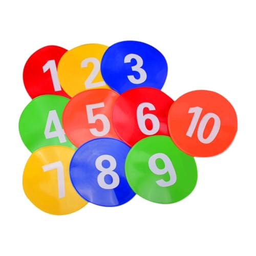 Flat Cones Spots Markers,Non Slip,Field Court Markers for Outdoor Classroom Football Coaching Gym Classes