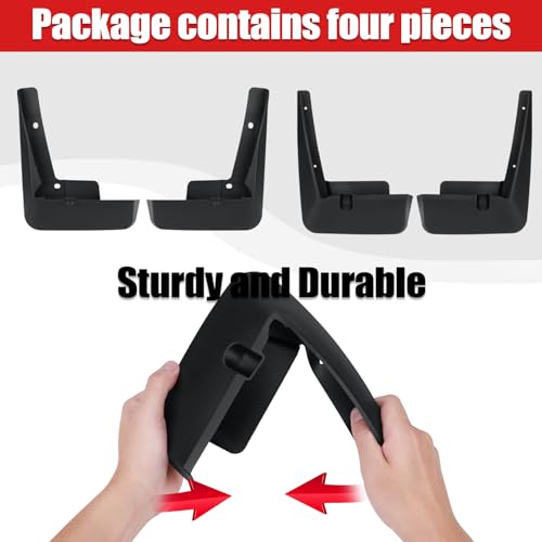 Image of Mud Flaps Compatible with Toyota Sienna 2022 2023 Mud Guards Splash Guards Tire Protector Mudguard No Drilling Required Mudflaps Accessories