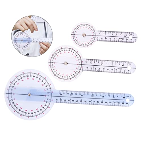 2 sets de Goniómetro de Plástico para Medición miniatura 7