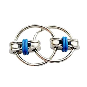 Kleurrijke Fidgets Chain Fidget Speelgoed Stress Relief Chain Sleutelhanger Fietsketting Speelgoed voor Volwassenen en…