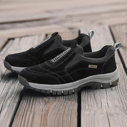 Enjerr Orthopedic Shoes Men Slip on Comfortable Waterproof Sneakers Outdoor Walking Hiking Shoes3
