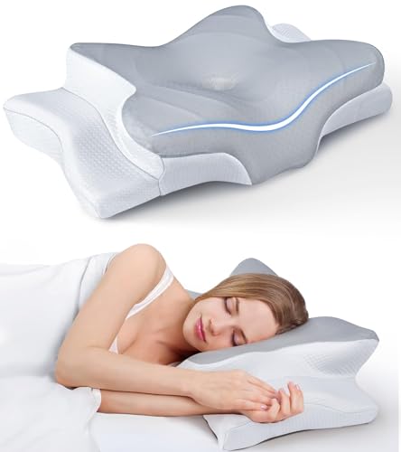 Ultra Pain Relief Cooling Pillow for Neck Support, Adjustable Cervical Pillow Cozy Sleeping,...